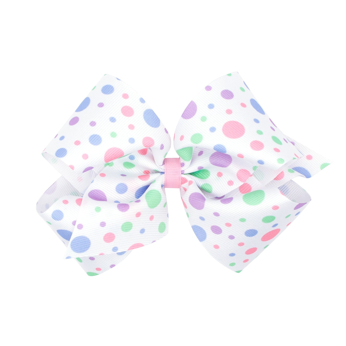 Spring Dots Grosgrain Bow