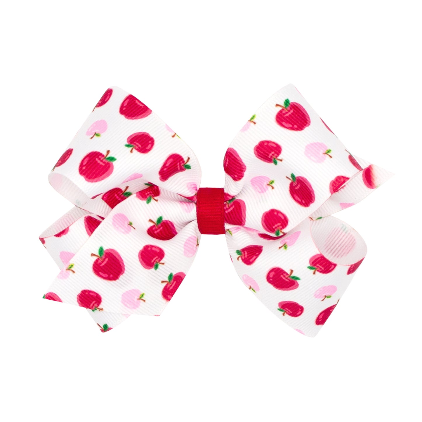 Apple Print Bow
