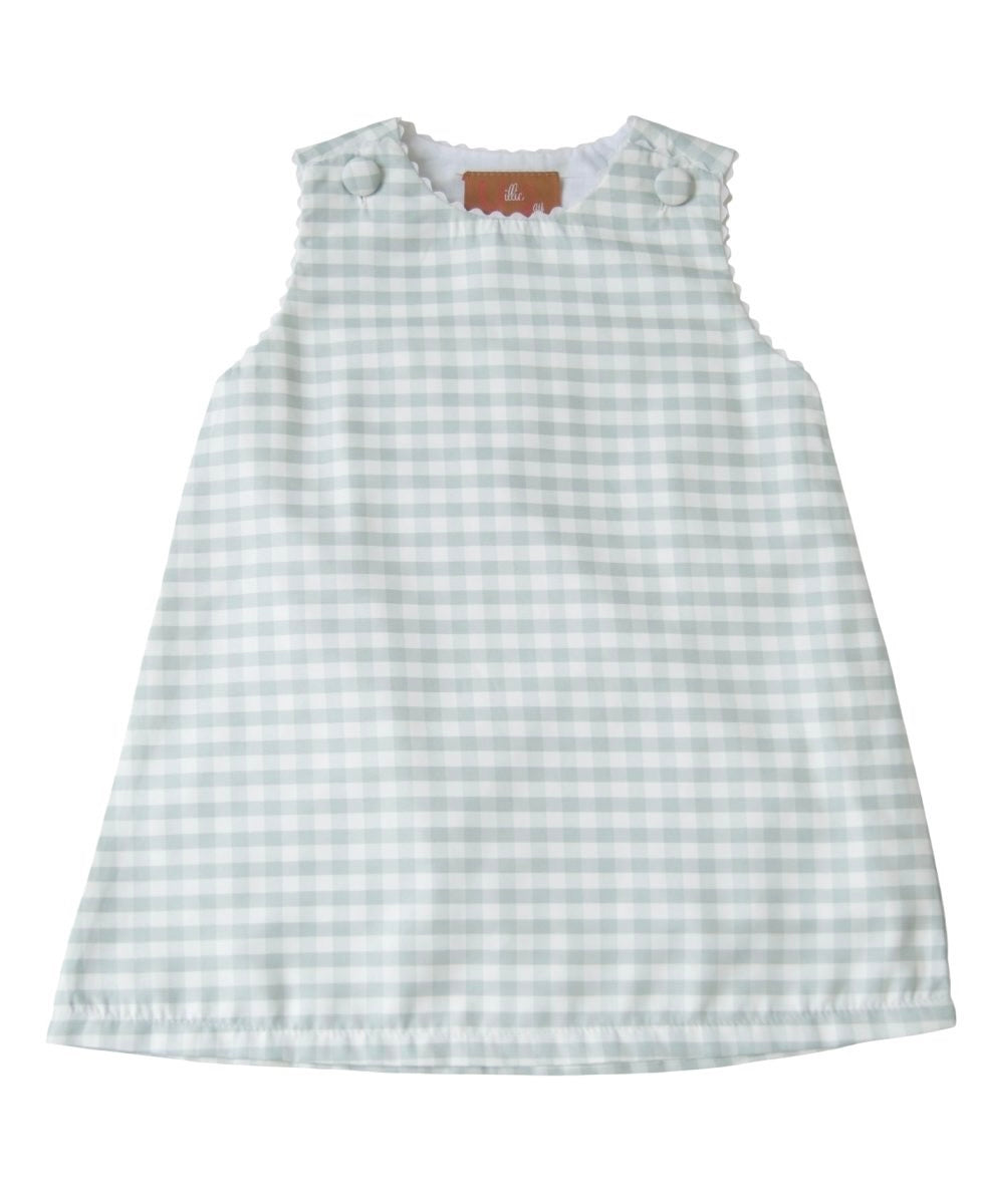 Addison Dress Green Gingham