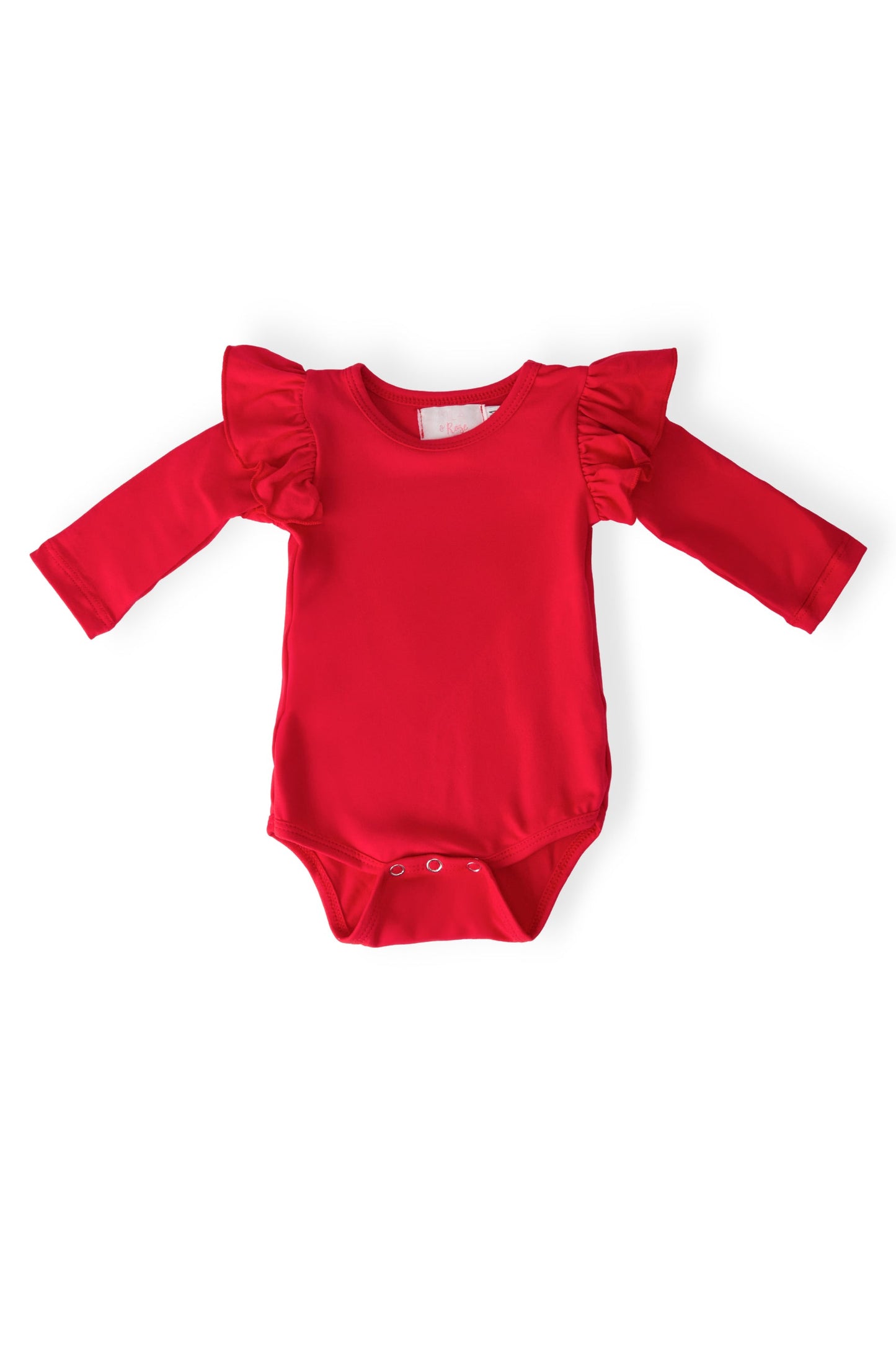 Red Flutter Bodysuit