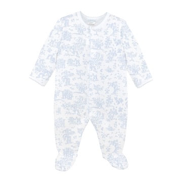 Beautiful Fawn Blue Footie