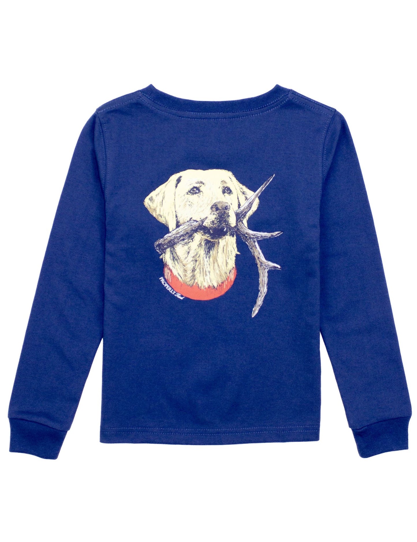 Boys Antler Lab Long Sleeve Tee