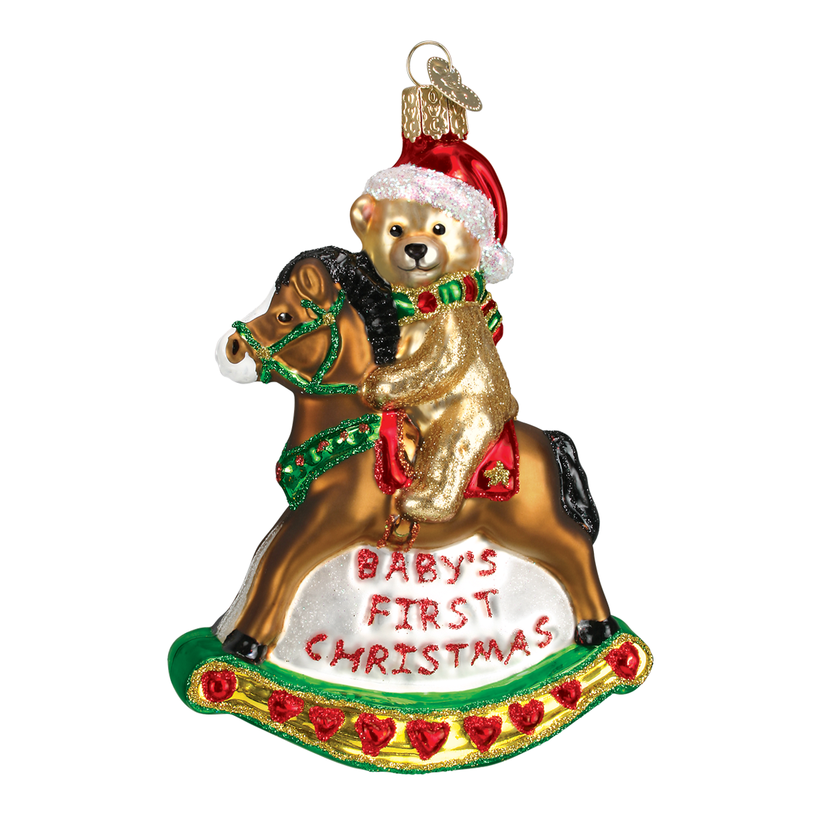 Rocking Horse 1st Christmas Ornament