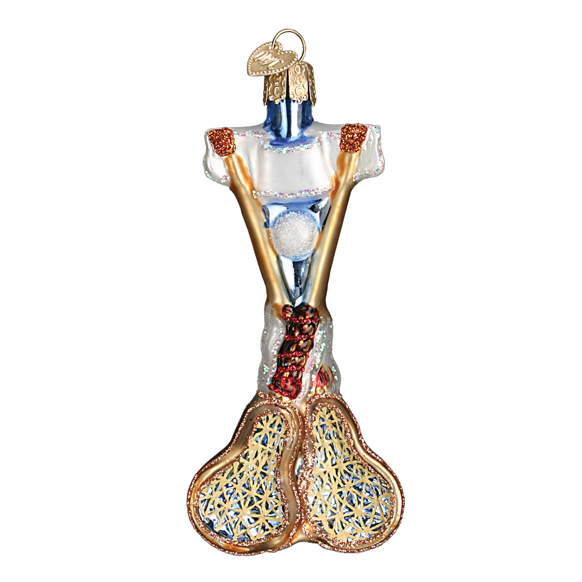 Lacrosse Set Ornament