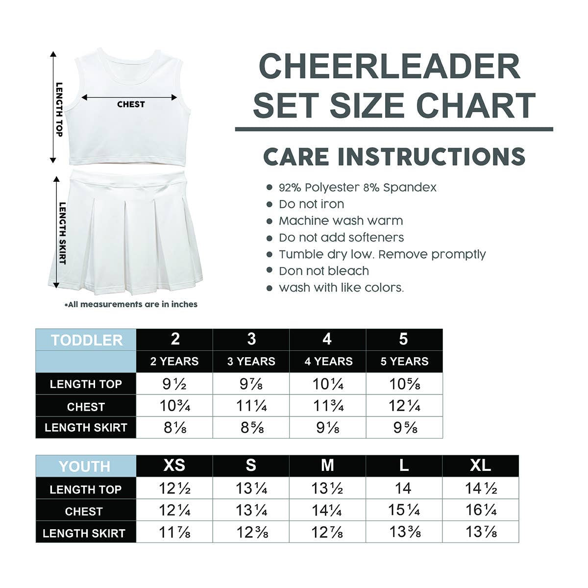 Red & Black Cheerleader Set