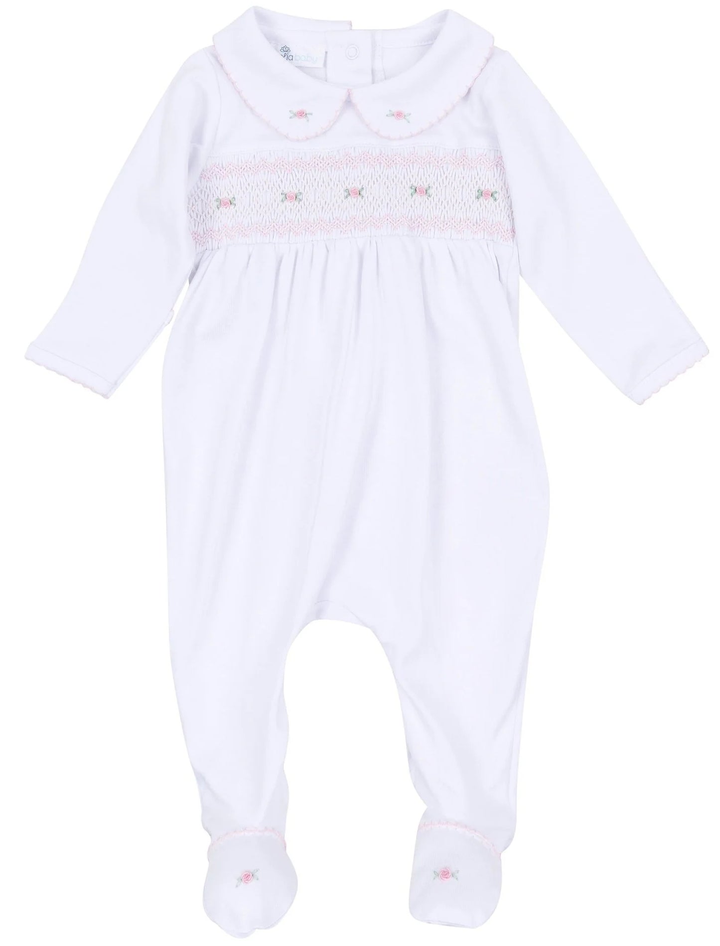 Grace Smocked Footie