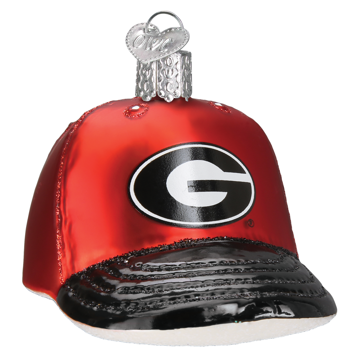 UGA Baseball Cap Ornament