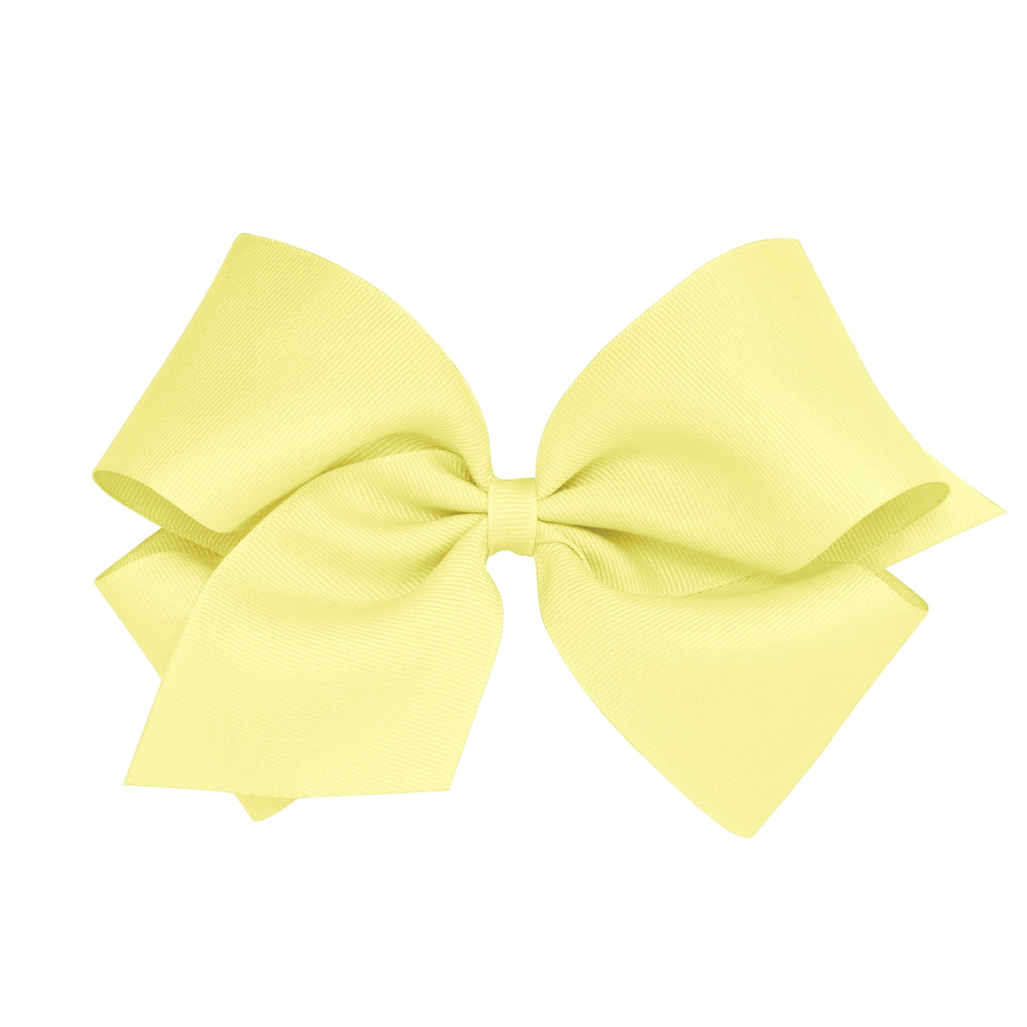 Light Yellow Grosgrain Girls Hair Bow