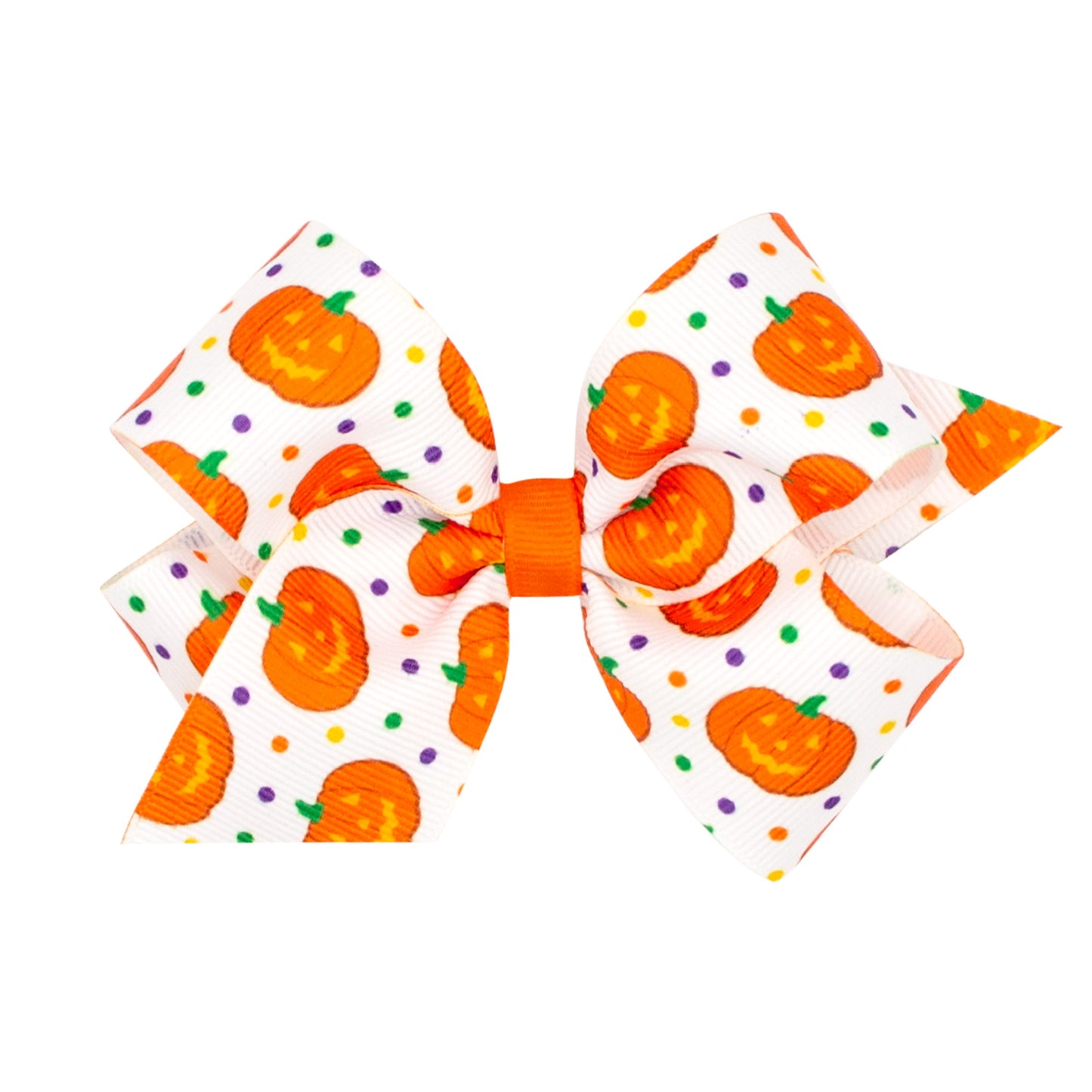 Halloween Polka Dot Bow