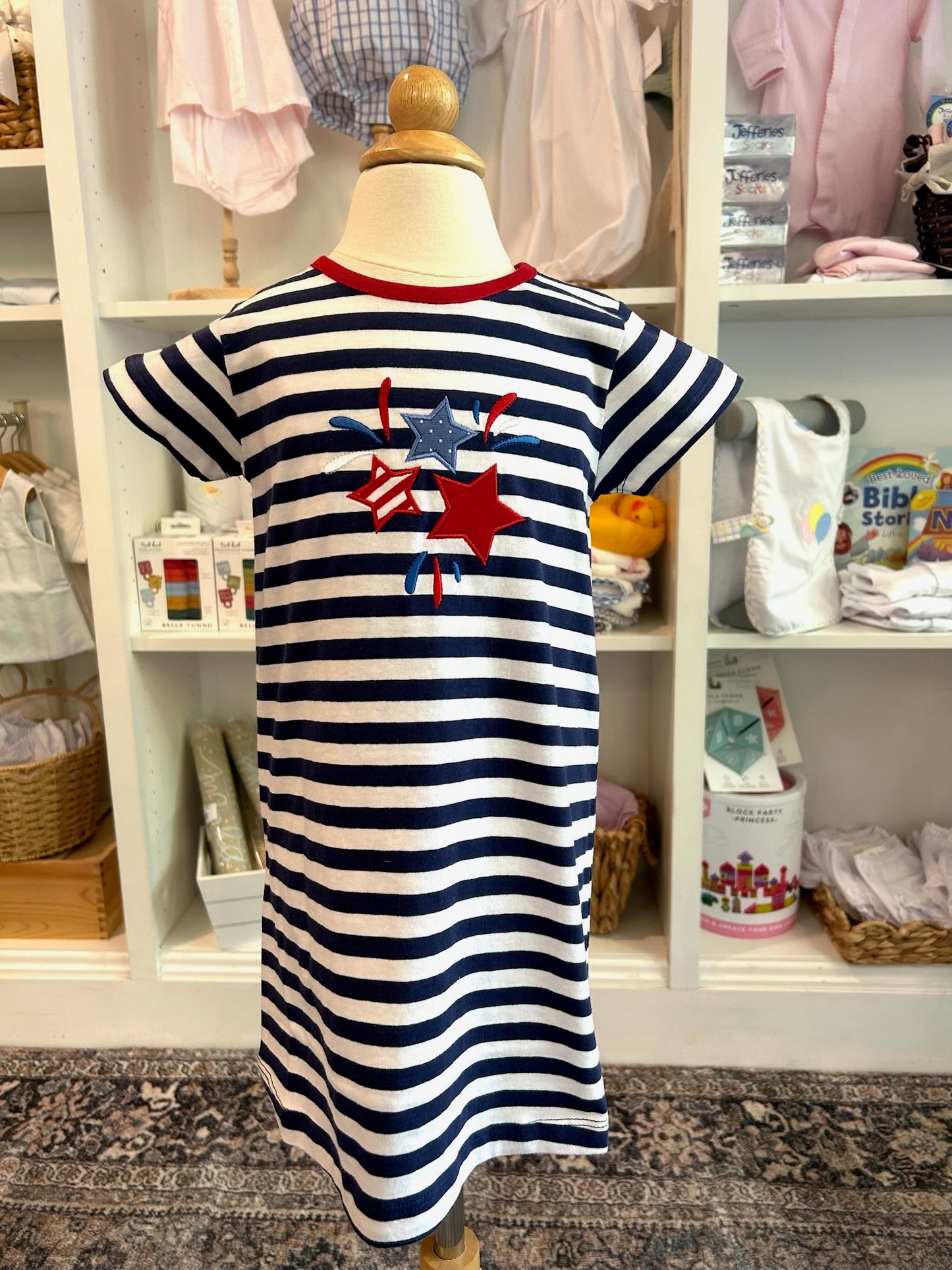 Fireworks Appliqué Dress