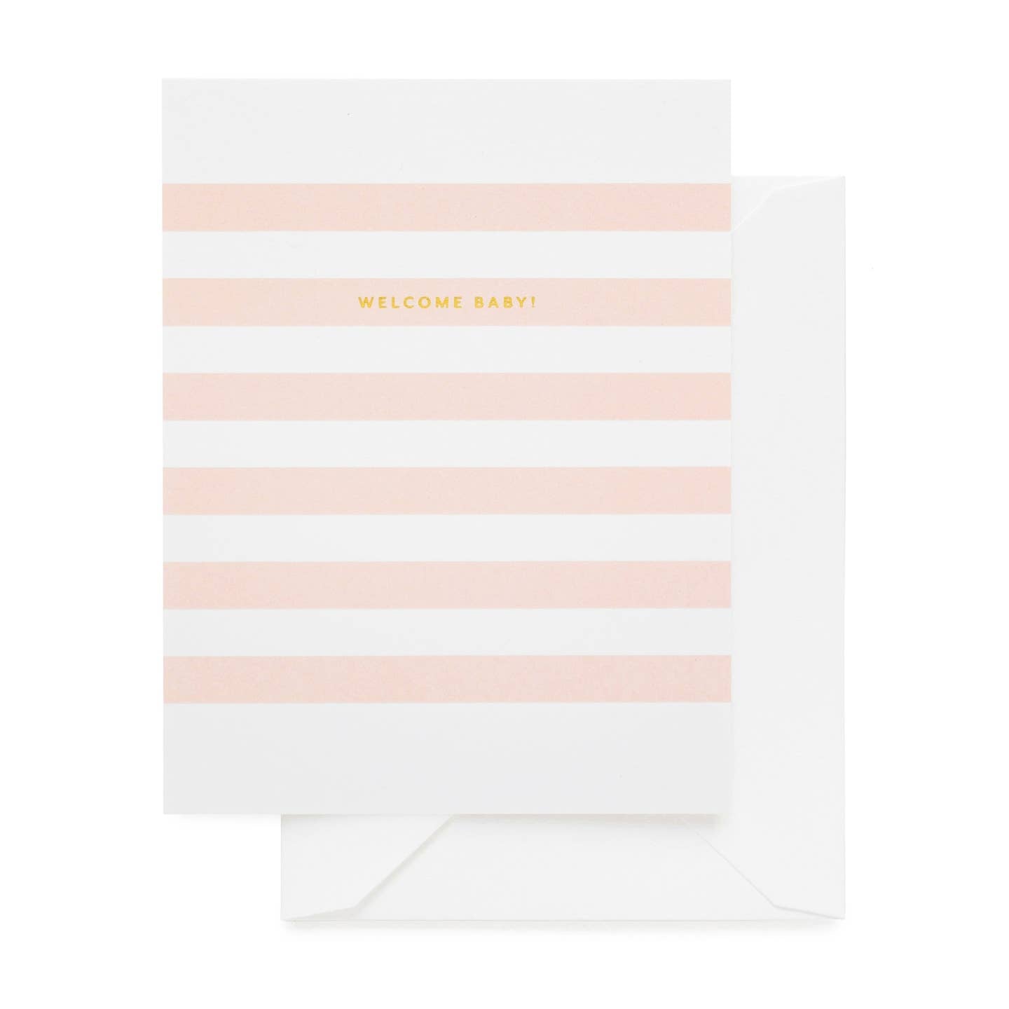 Welcome Baby! Pink Stripes