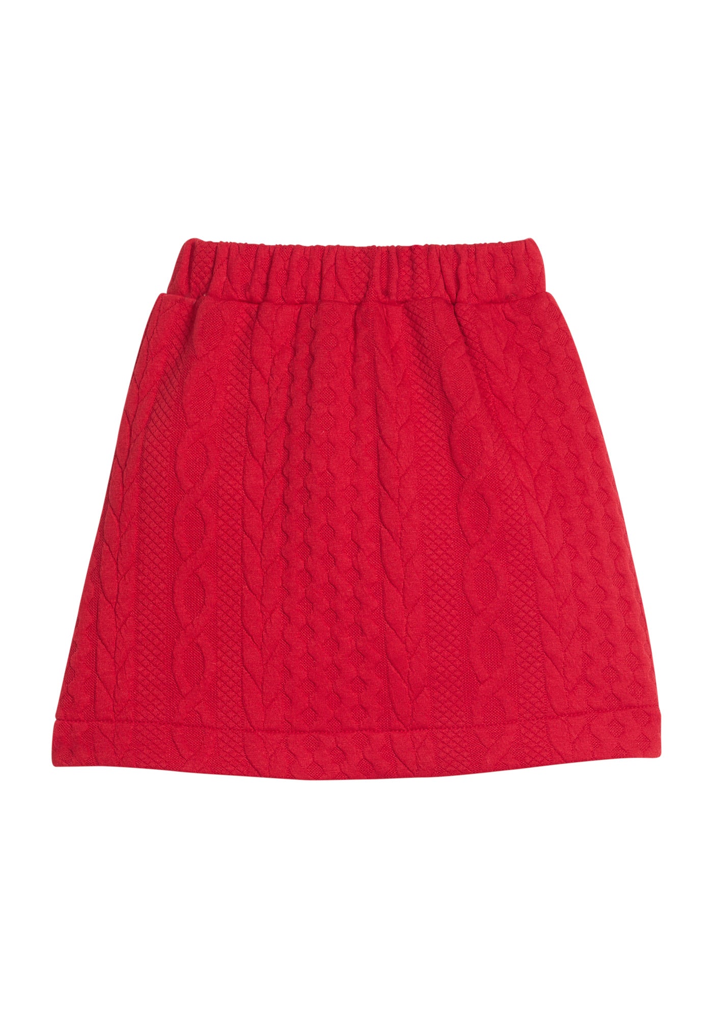 Quilted Mini Skirt Cherry