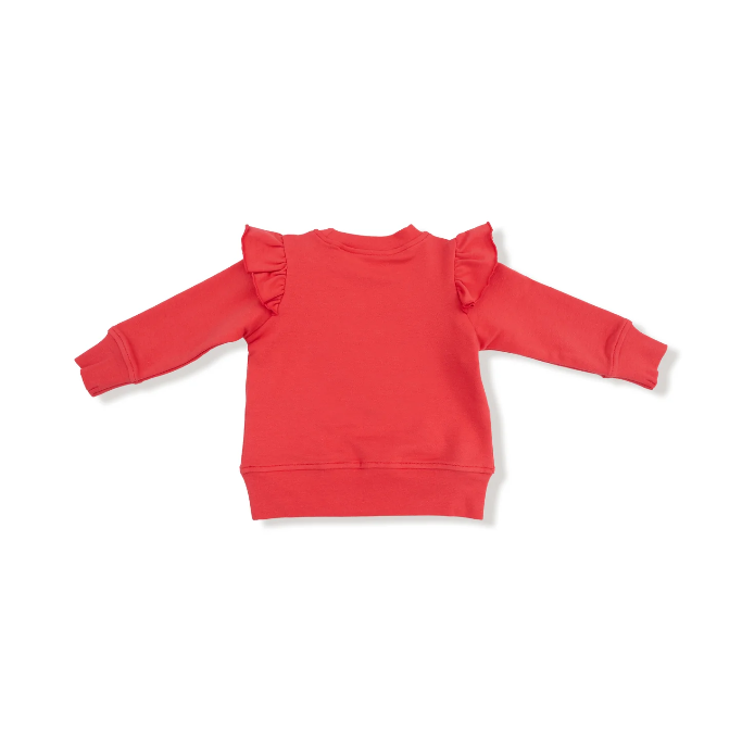 Megaphone French Terry Ruffle Sweatshirt