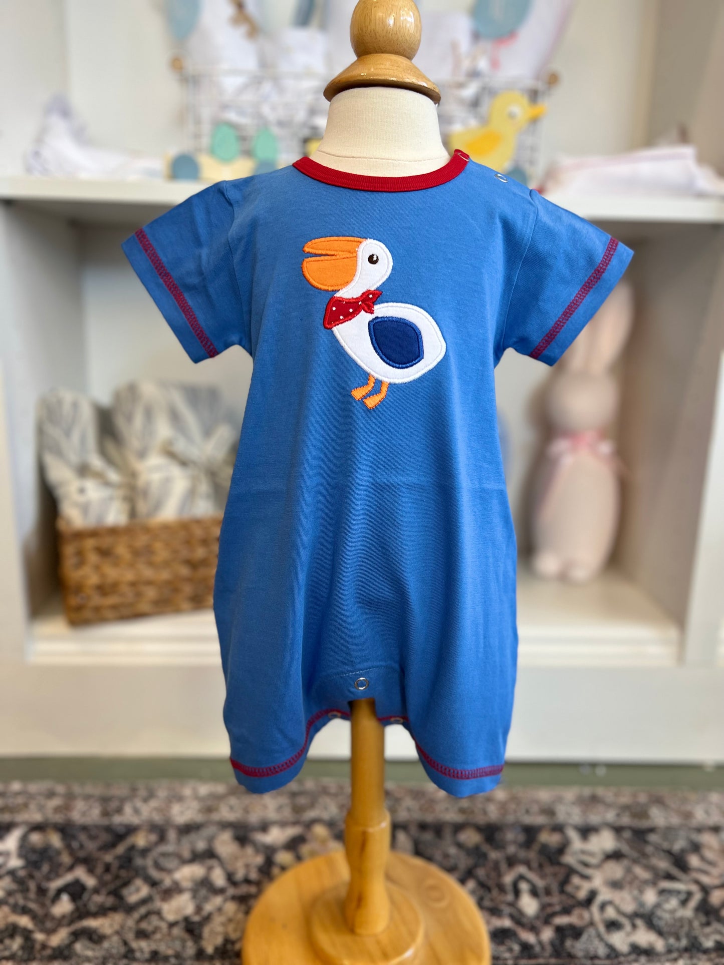 Pelican Cotton Romper
