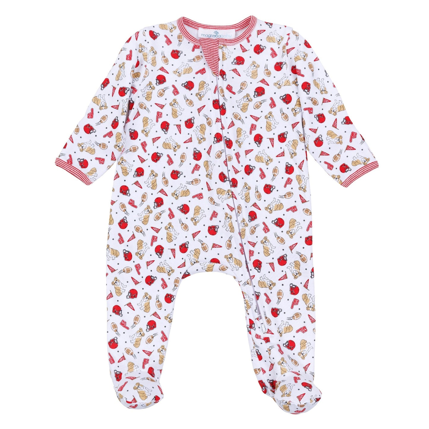 Go Dawgs! Zipper Footie