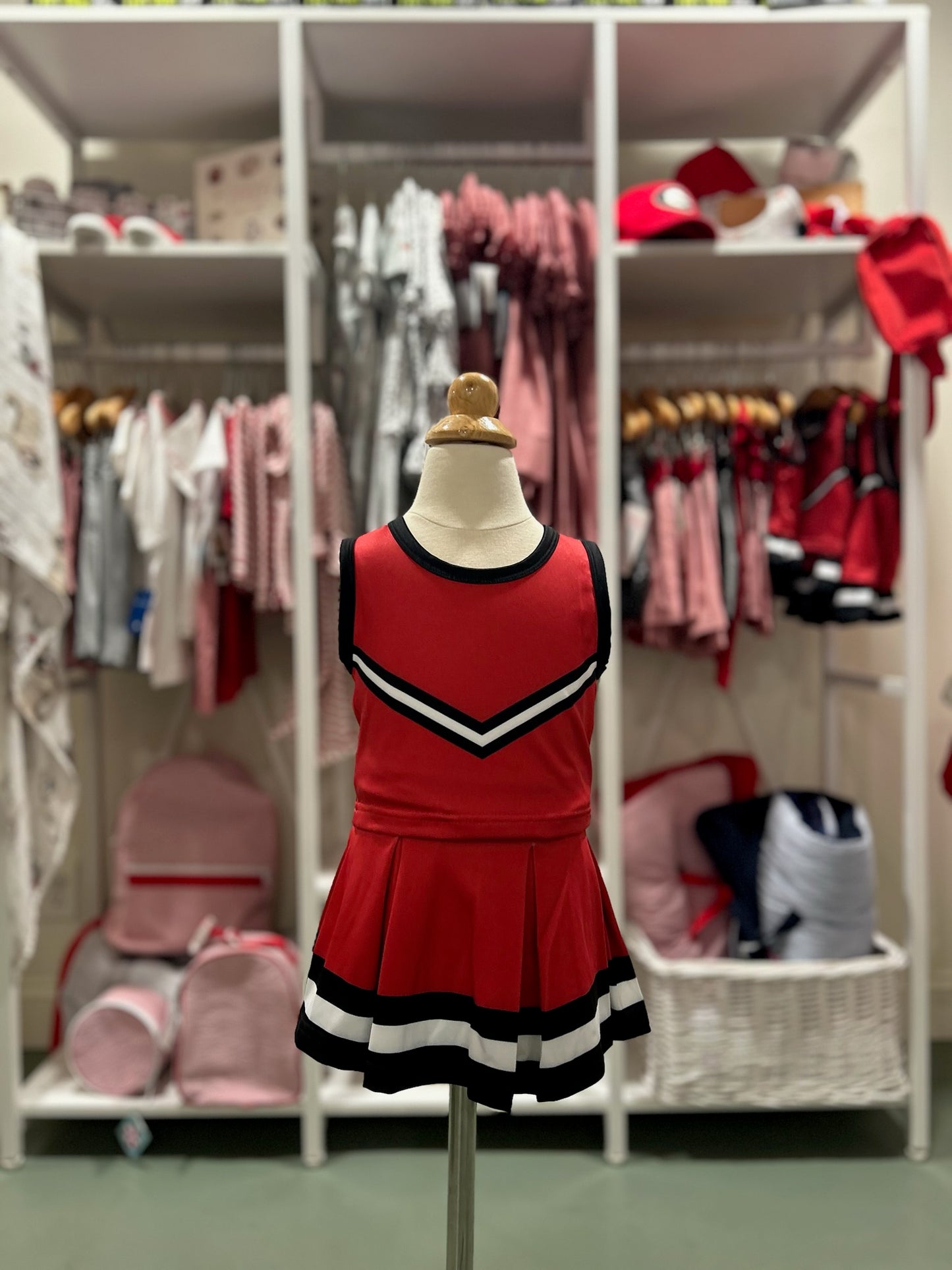 Red & Black Cheerleader Set