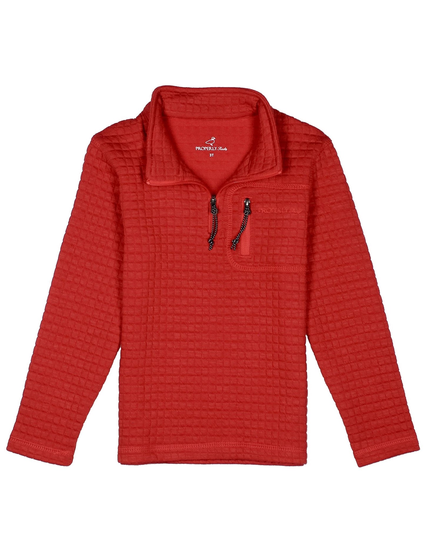 Red Delta Pullover