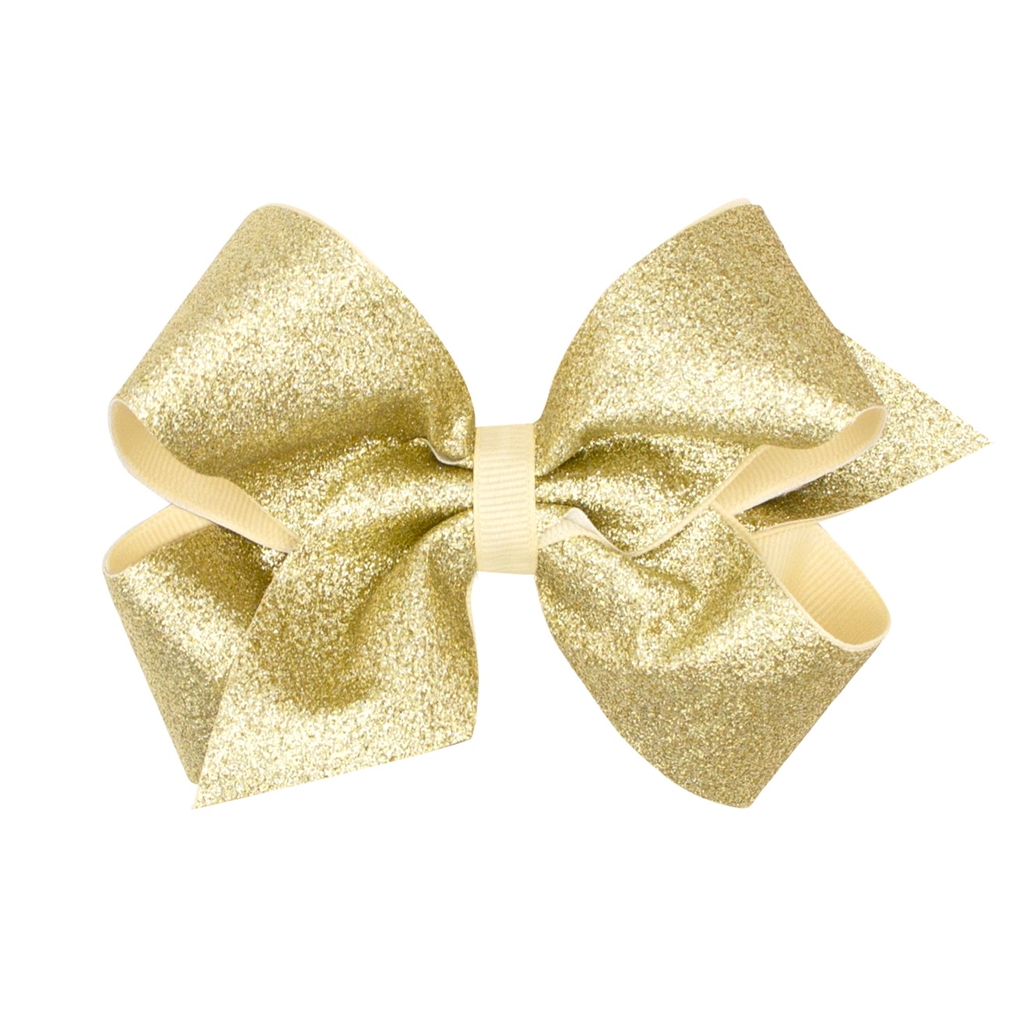Gold Glitter Overlay Bow