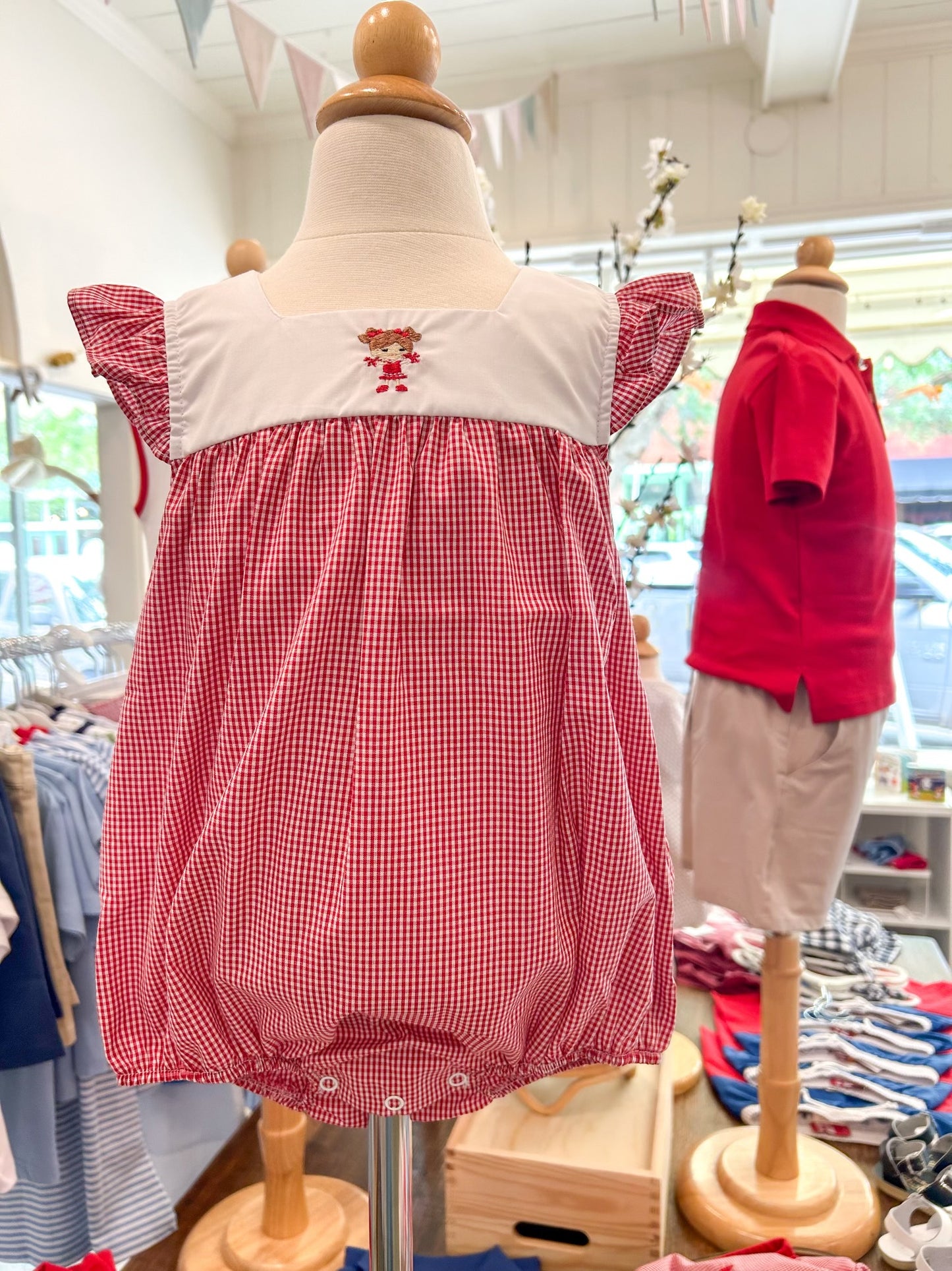 Red & White Cheerleader Bubble