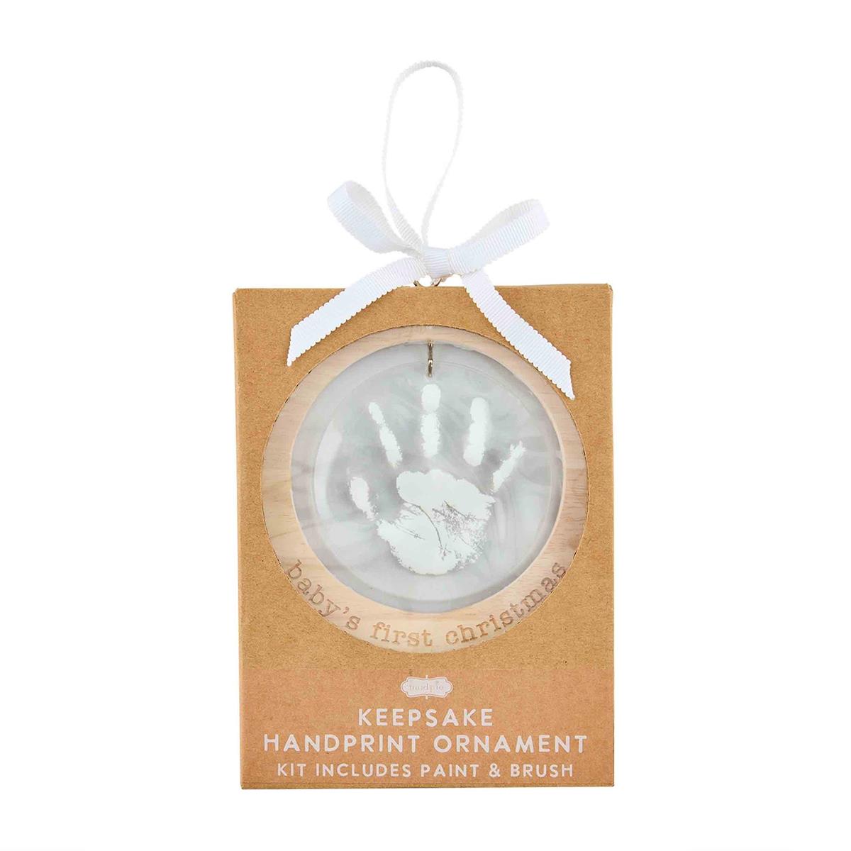 Baby’s First Christmas Handprint Ornament