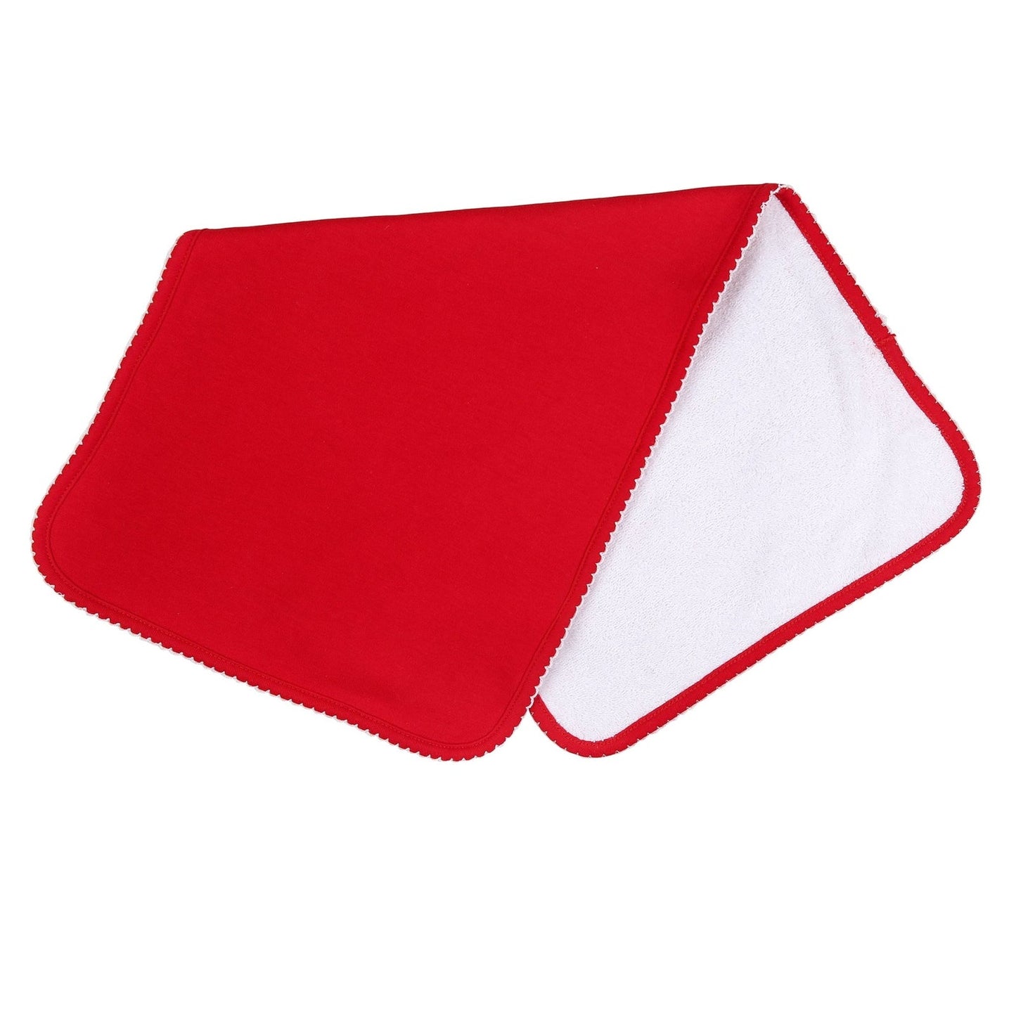 Red & White Essentials Burp Cloth