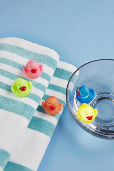 Light Up Rubber Duck Bath Toys