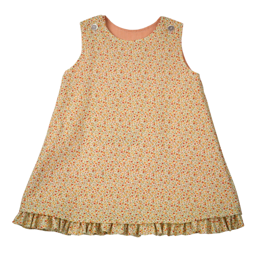 Floral + Pumpkins Reversible Jumper