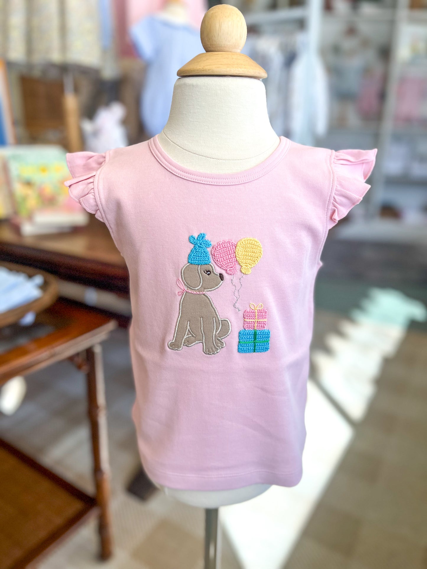 Party Pup Appliqué T-shirt
