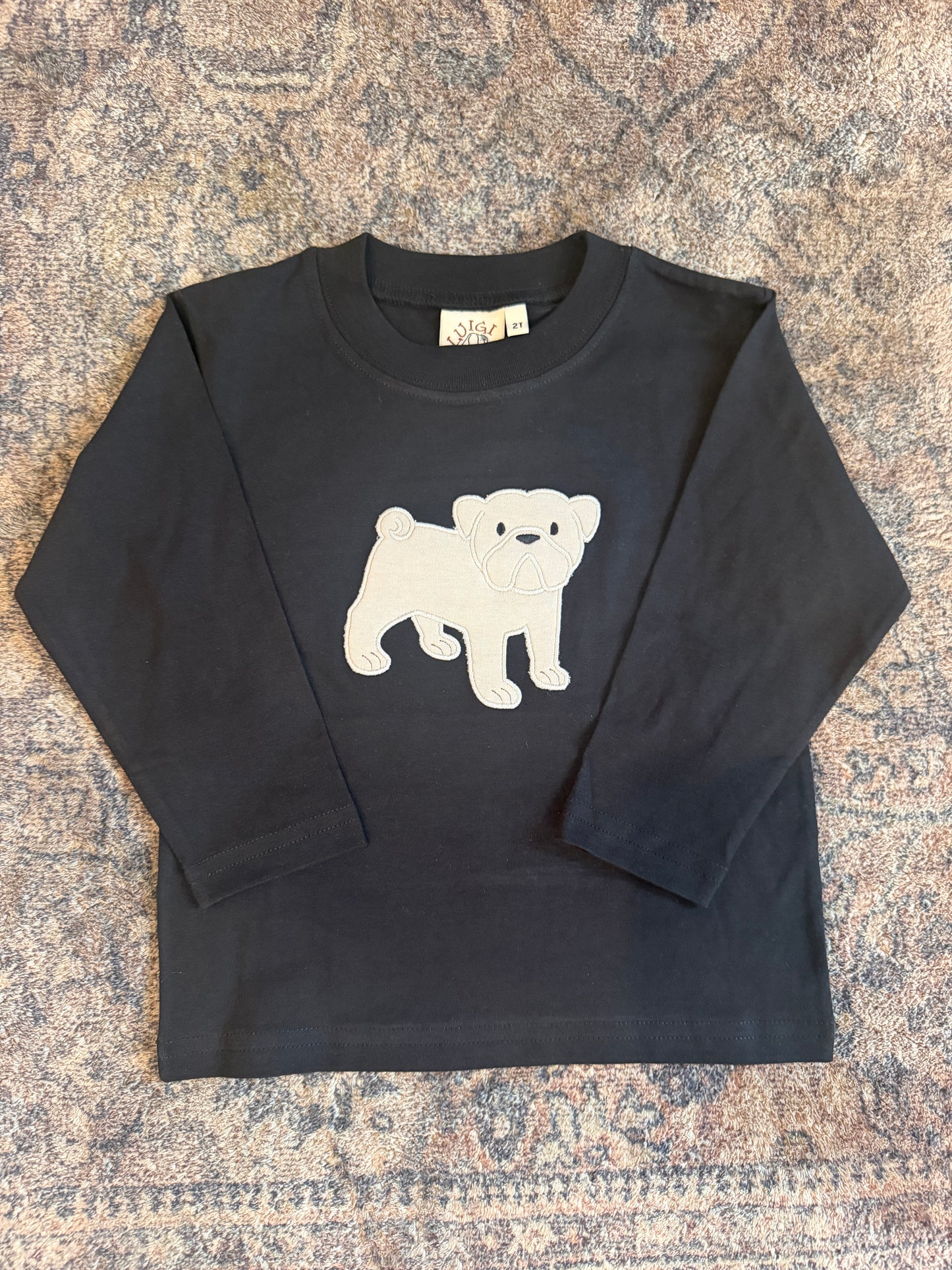 Bulldog L/S Black Shirt