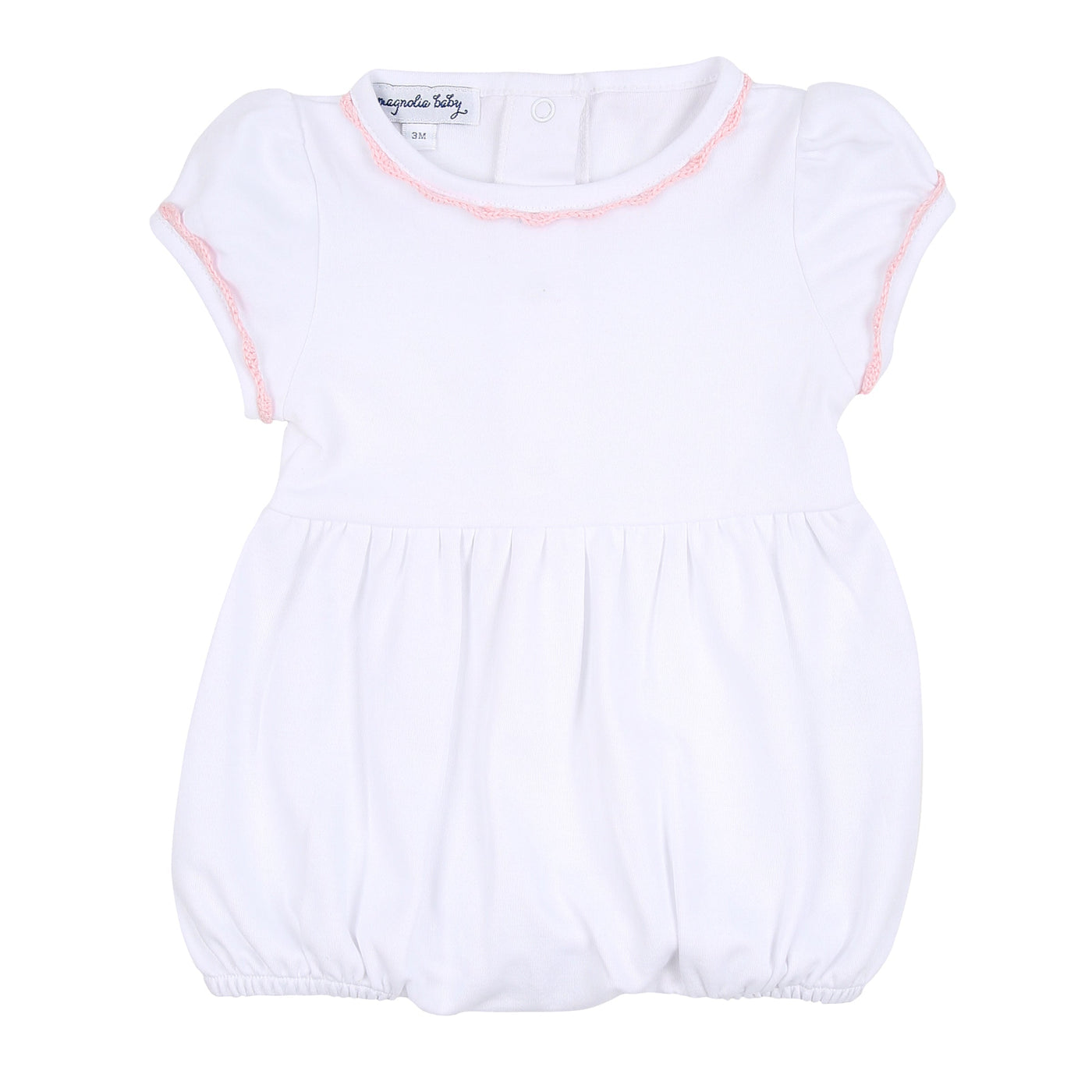 Baby Joy Embroidered Short Sleeve Bubble