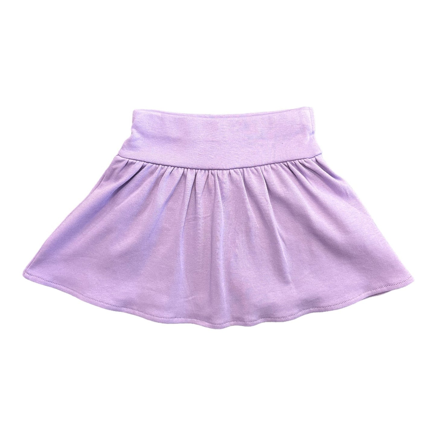 Interlock Solid Gathered Skort - Lavender