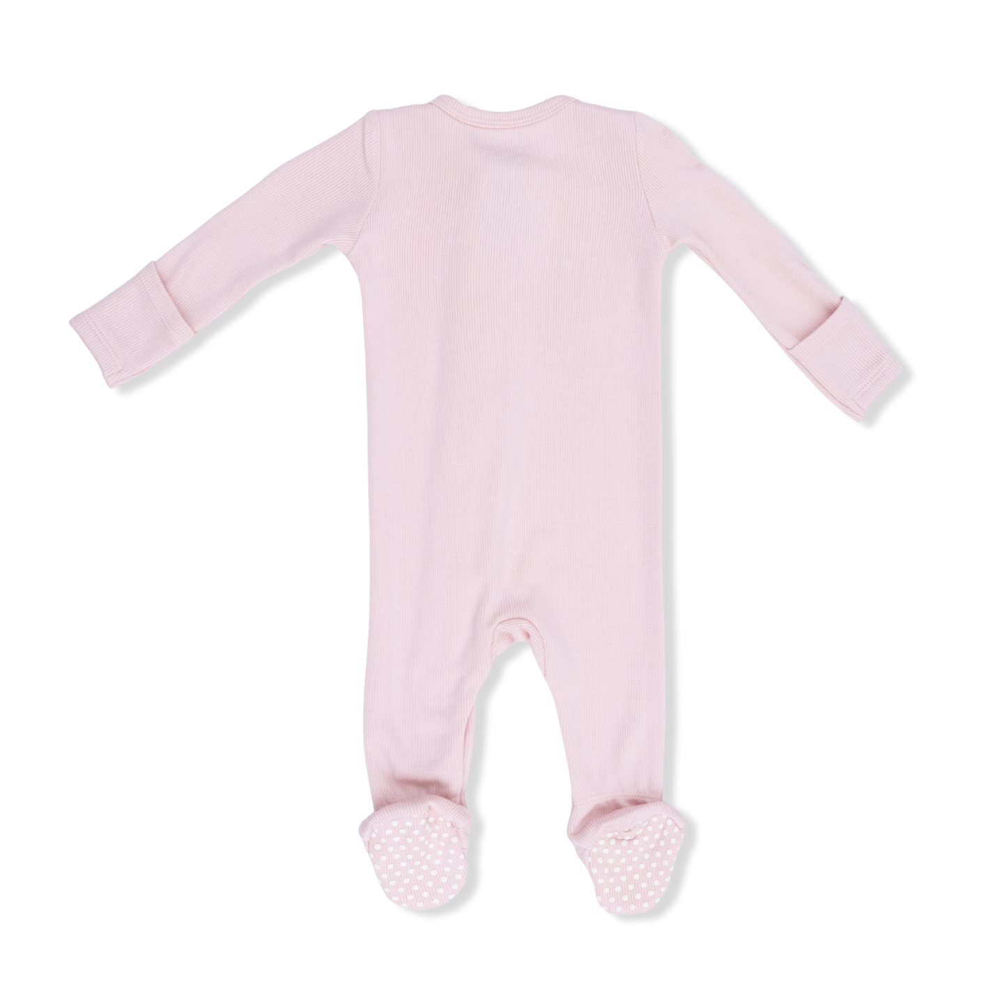 Veiled Pink 2-Way Zipper Footie