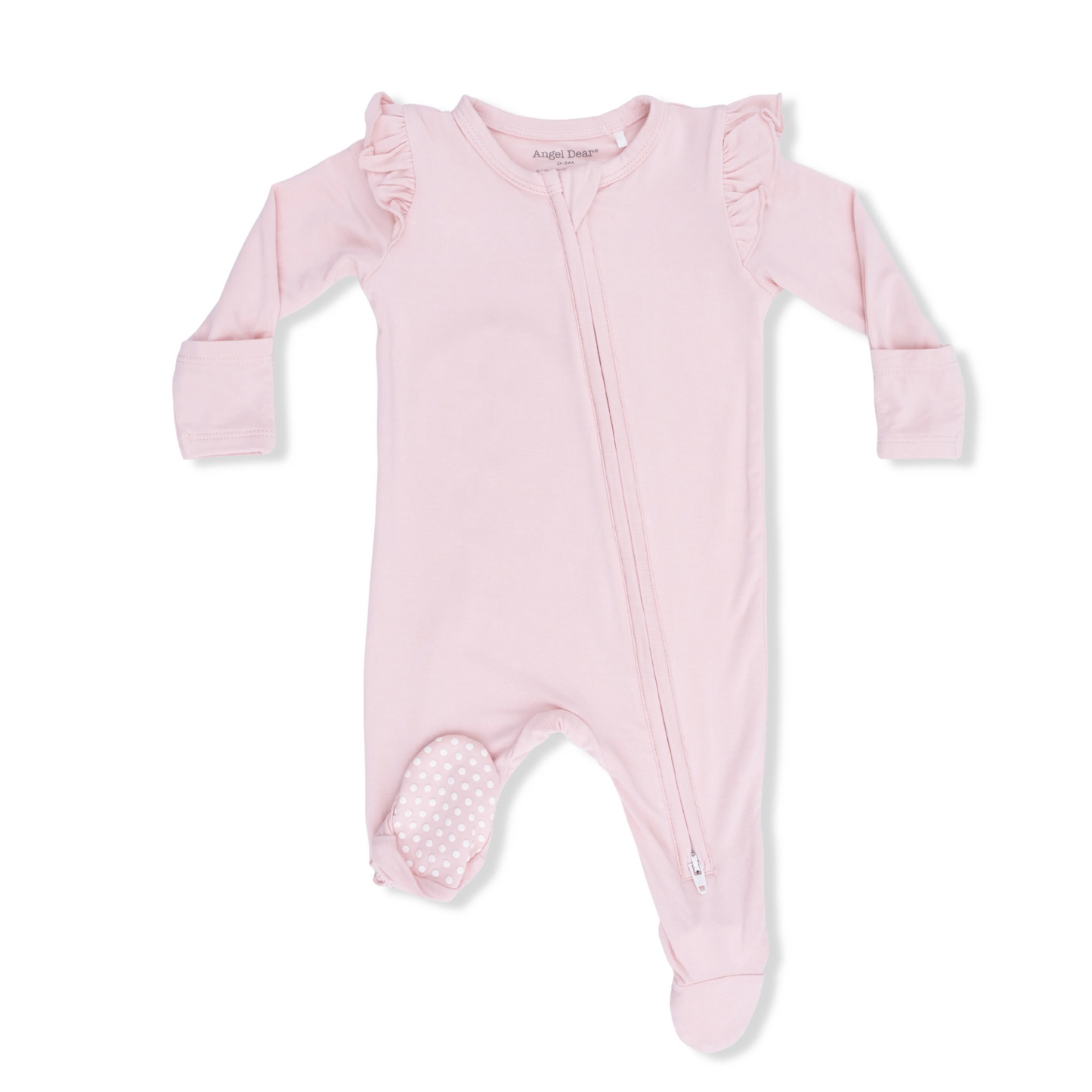 Solid Lotus 2-Way Zipper Footie