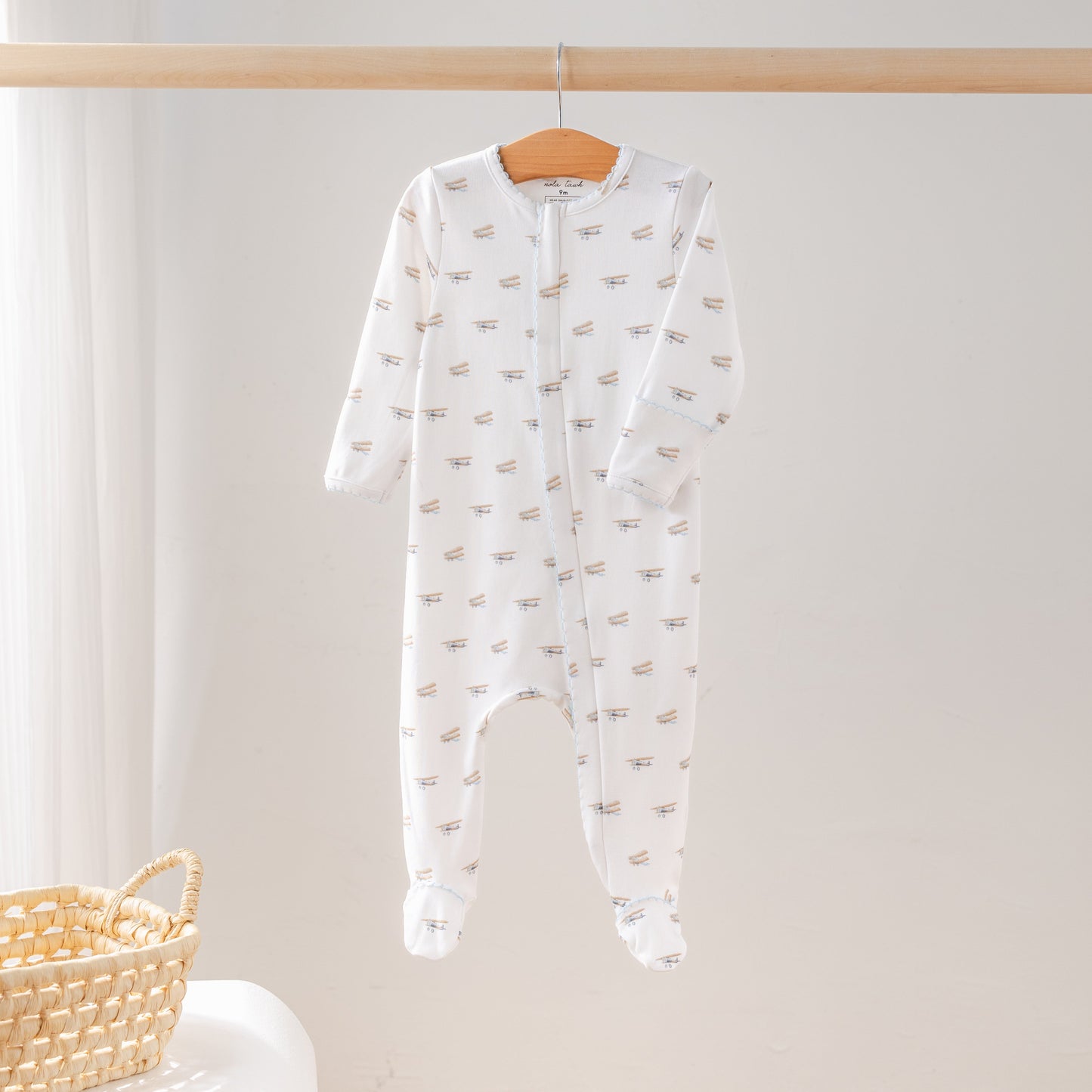 Just Plane Cute Zipper Footie