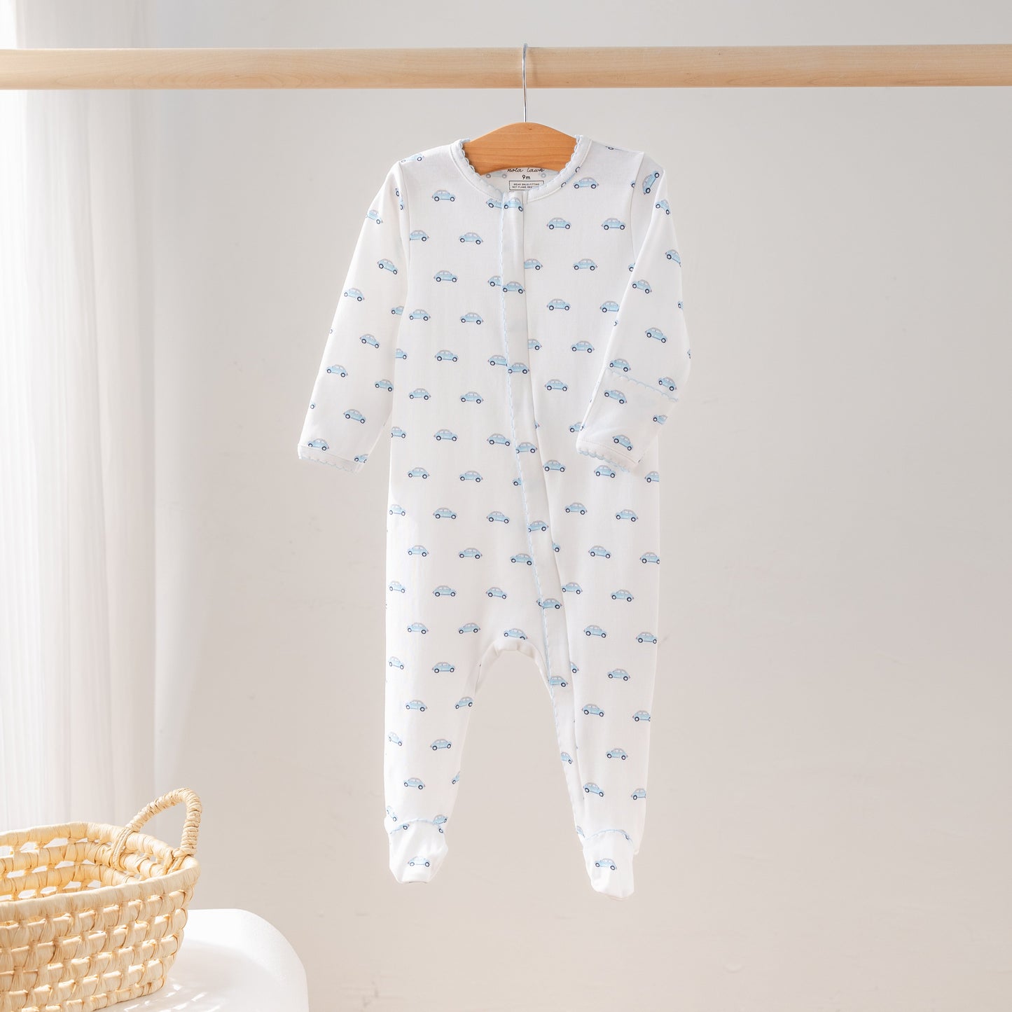 Baby on Board Zipper Footie