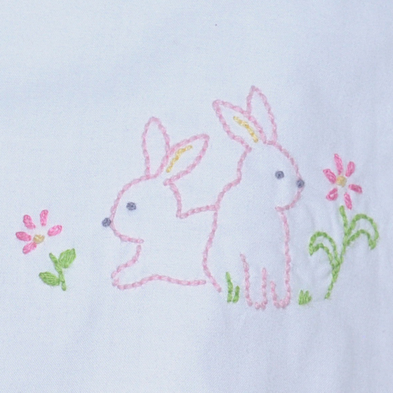 Pink Bunnies Peyton Diaper Set