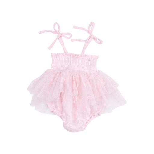 Pink Solid Muslin Ballerina Tutu Bubble