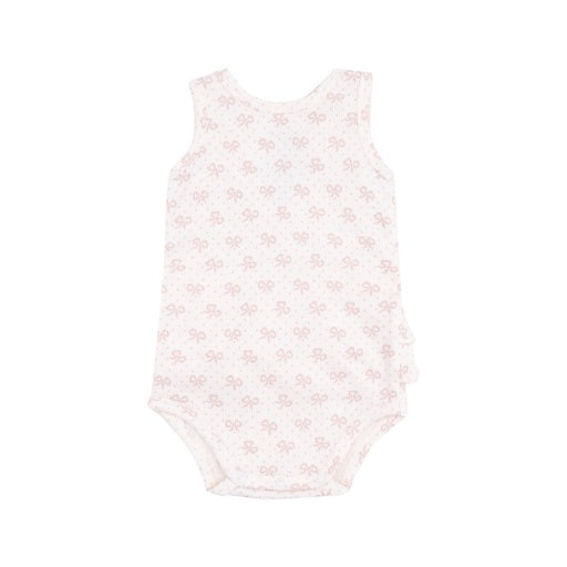 Vintage Mini Bows Ruffle Tank Bubble
