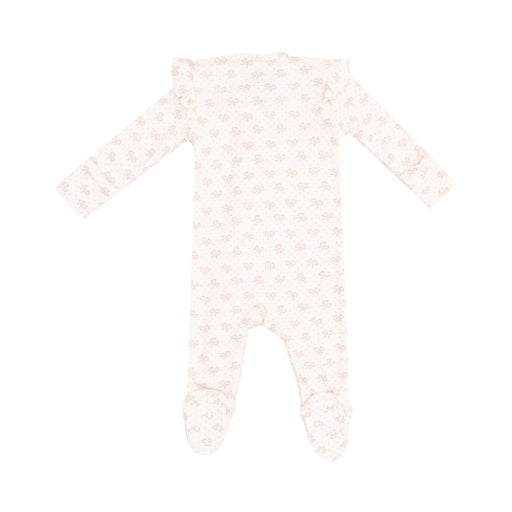 Vintage Mini Bow Two-Way Zipper Footie