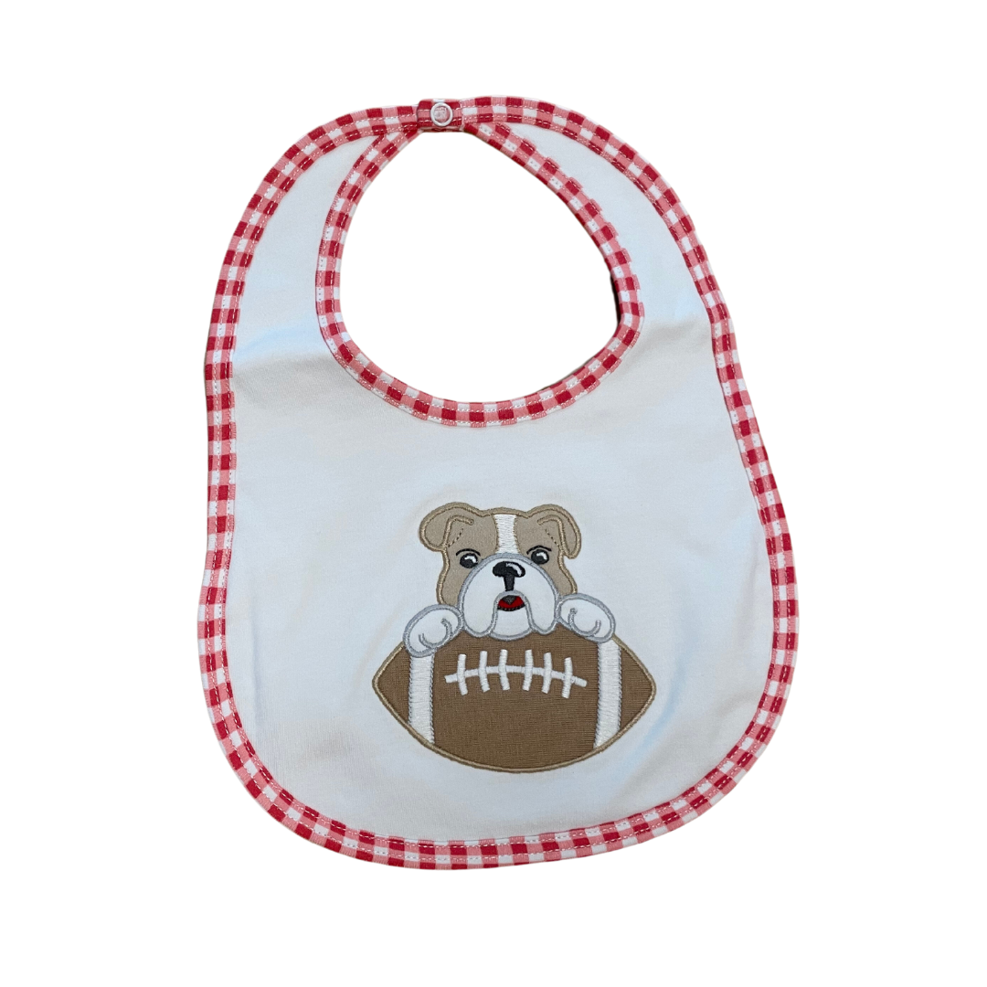 Bulldog Appliqué Bib