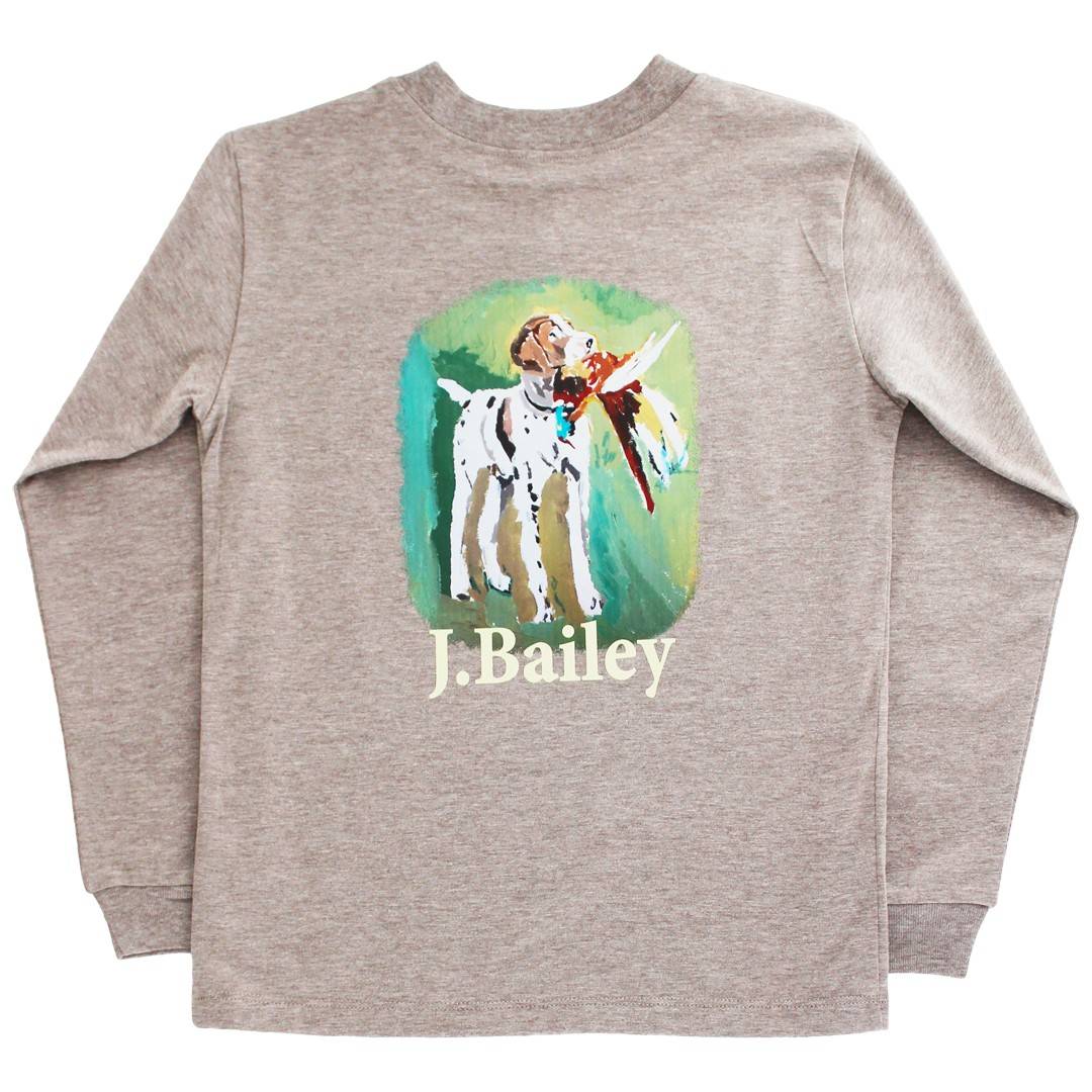 Hunting Dog Long Sleeve Logo T-shirt