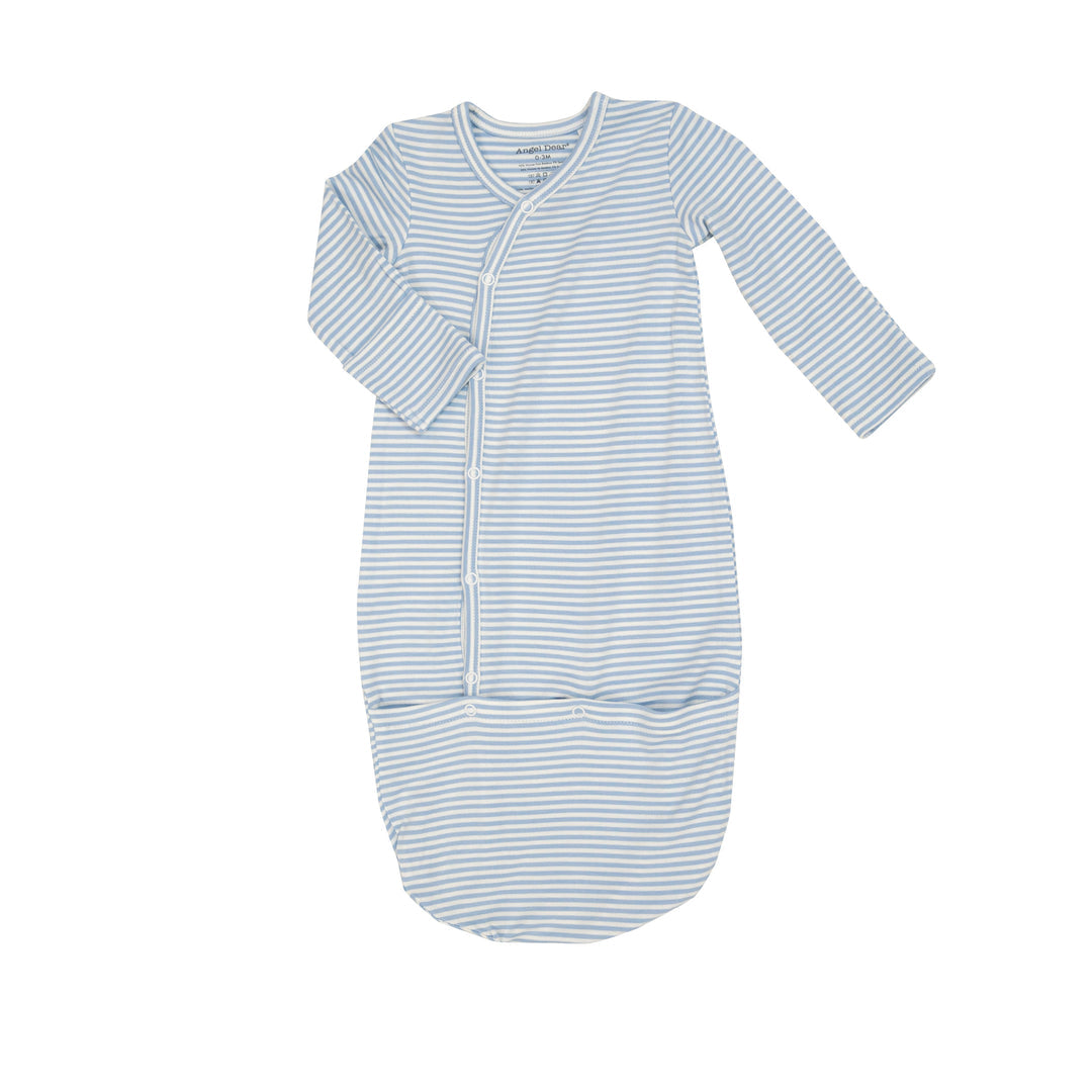 Blue Stripe Bundle Gown