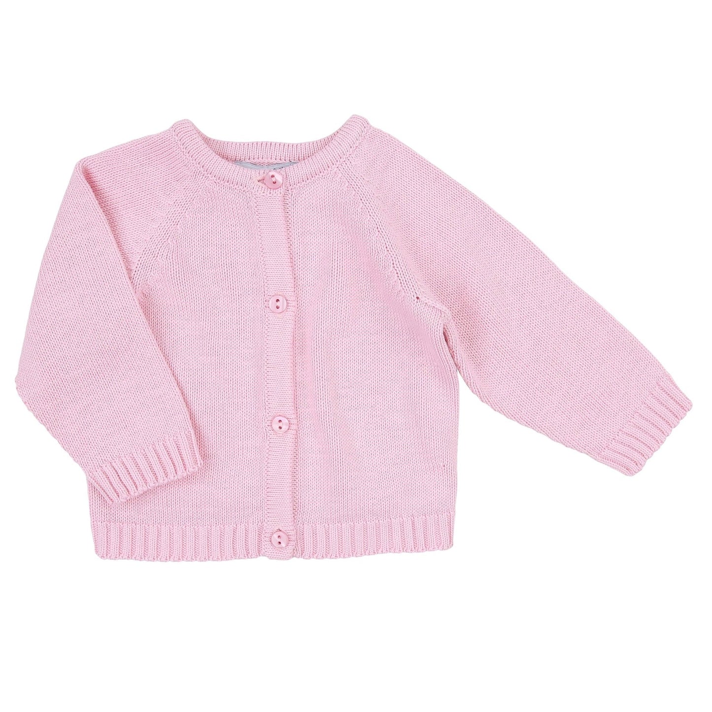 Pink Classic Knit Cardigan