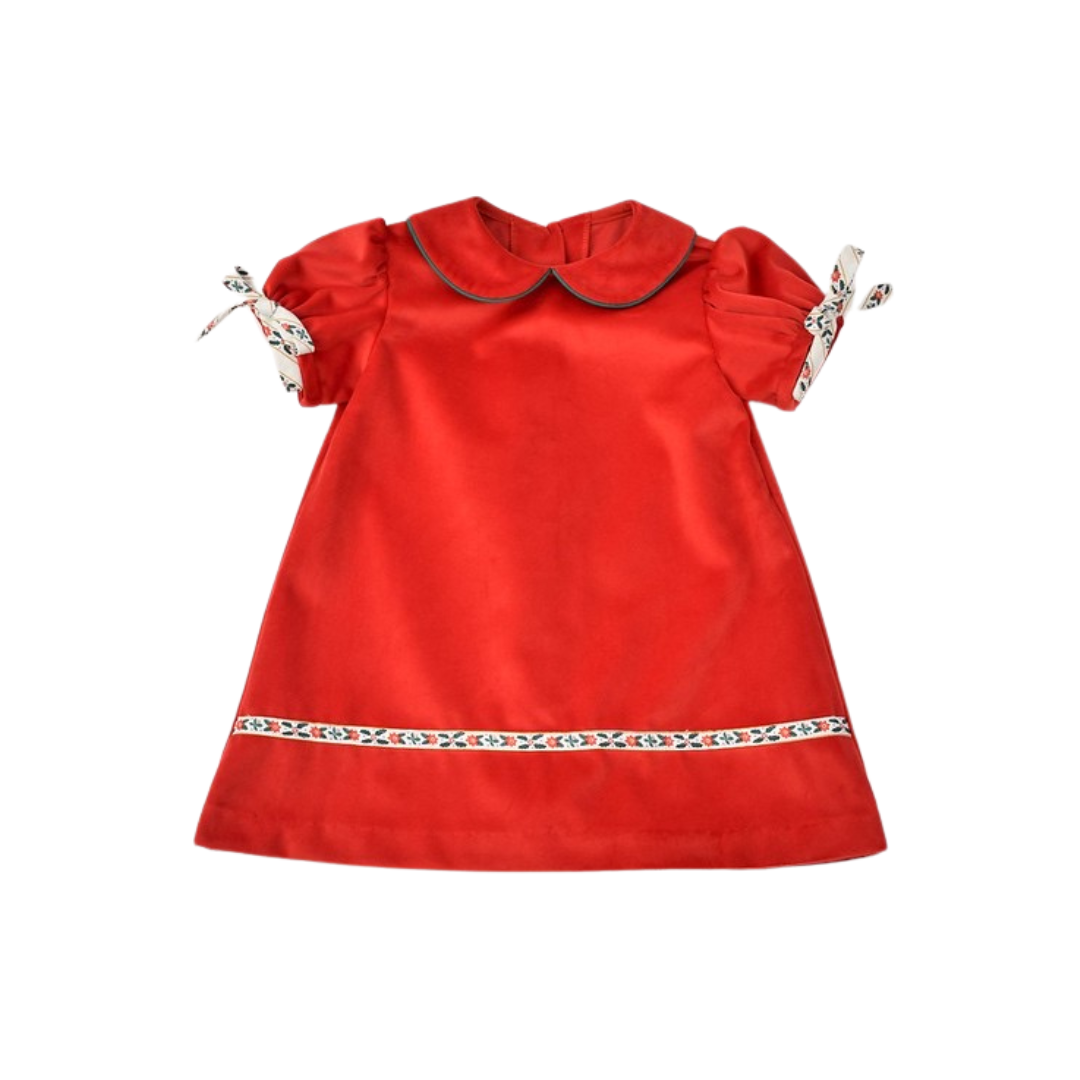 Red Velvet Float Dress