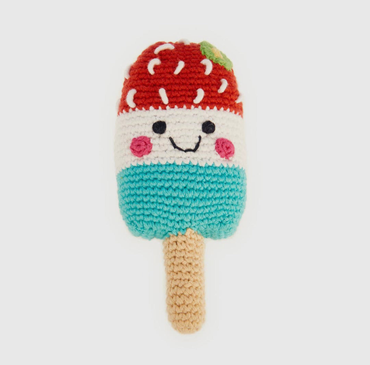 Popsicle Knitted Rattle