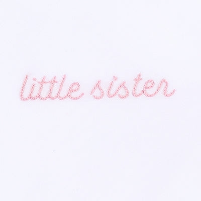 Little Sister Embroidered Bubble