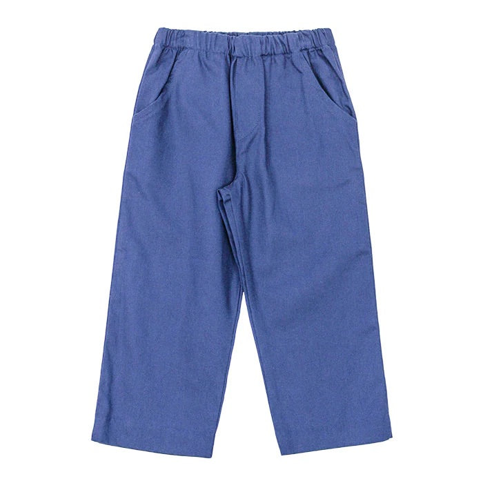 Boys Navy Twill Pull On Pants