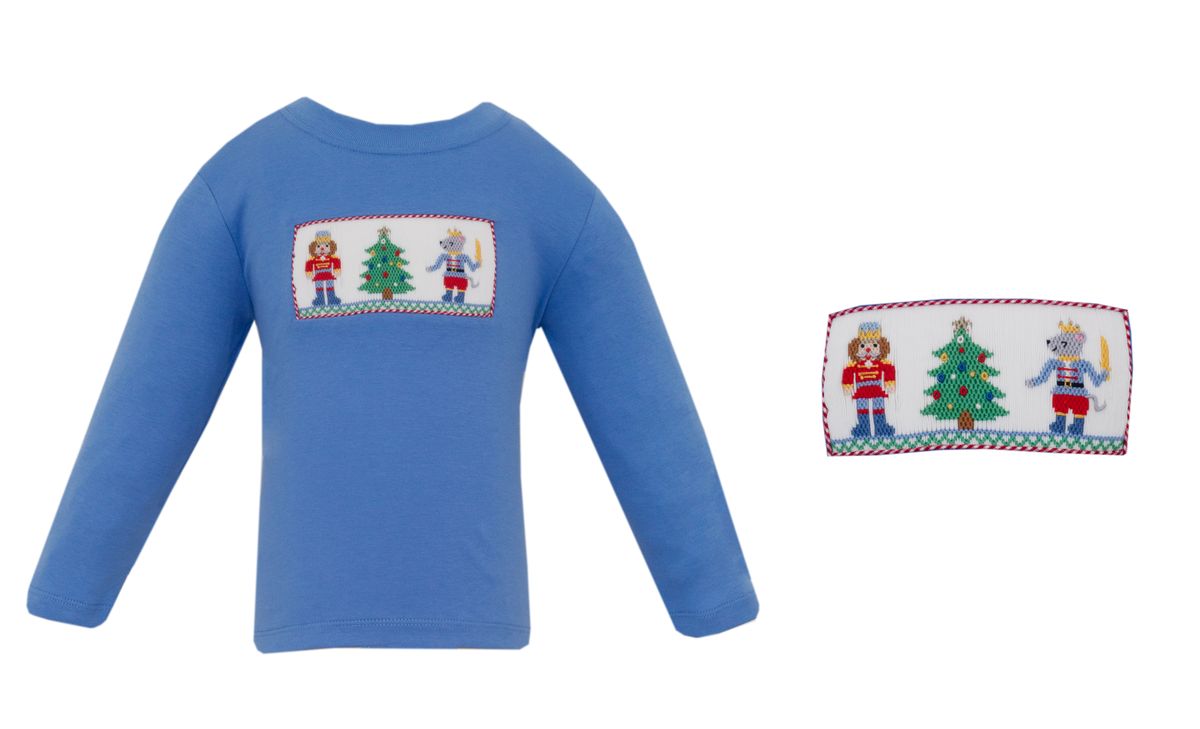 Nutcracker Smocked Shirt