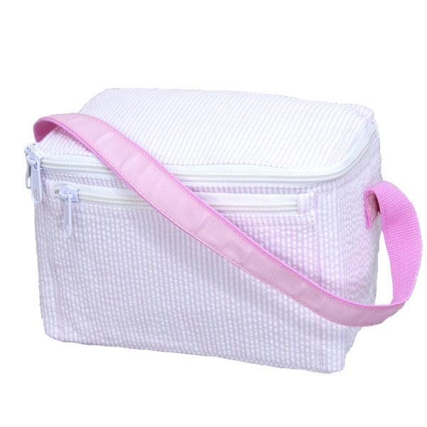 Seersucker Rectangle Lunch Box - Multiple Colors!