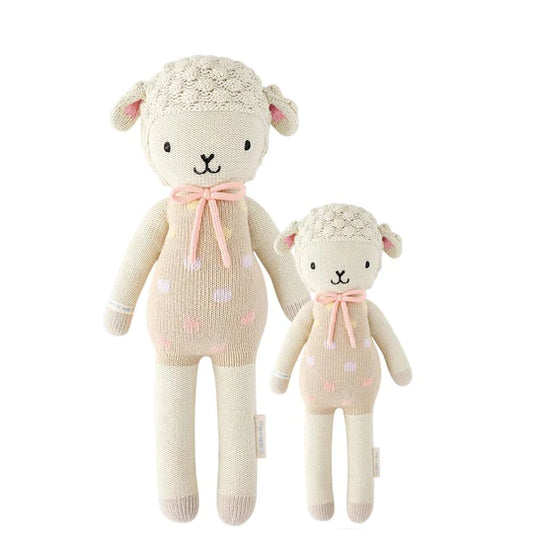 Lucy the Lamb Doll (pastel) - 13”